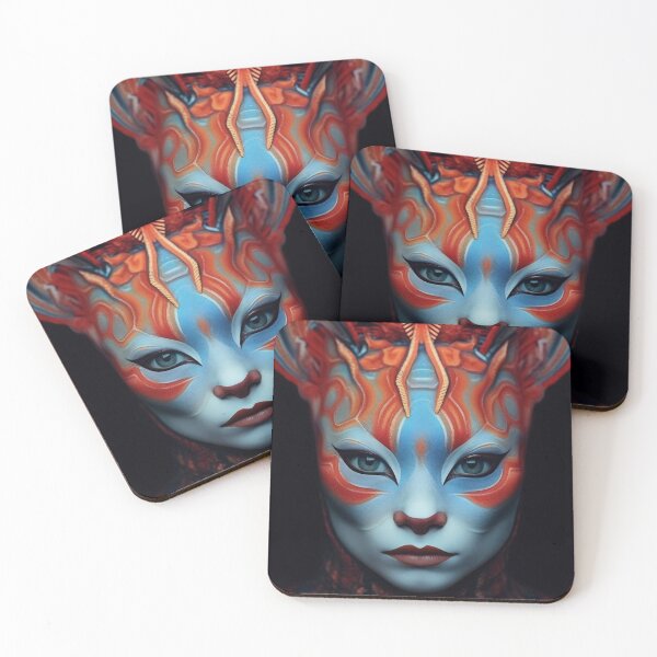 Item preview, Portrait of a Catwoman with fancy makeup and clothes designed and sold by anytka.