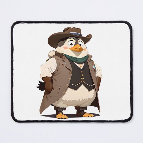 Item preview, Brave penguin adventurer in a hat designed and sold by ioto-visuals.