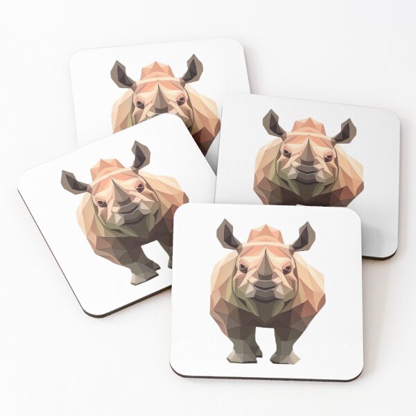Item preview, Rhino (White BG) designed and sold by PolygonXYZ.