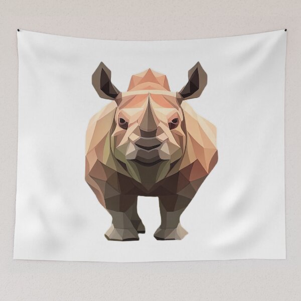 Item preview, Rhino (White BG) designed and sold by PolygonXYZ.
