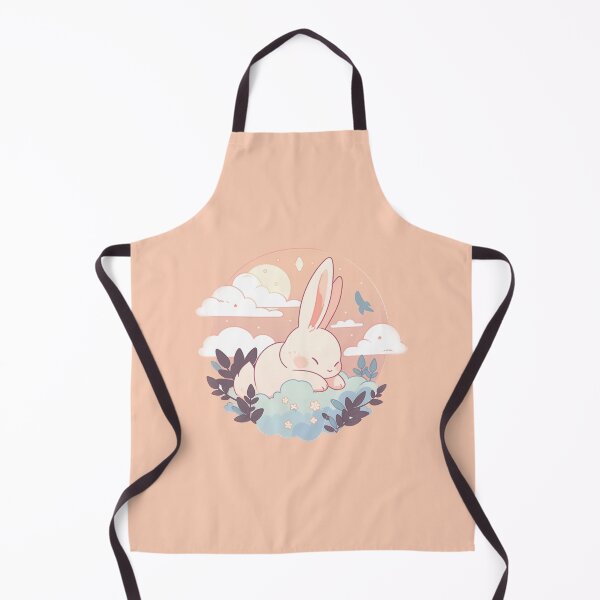 Item preview, Dreaming bunny - peach designed and sold by CastleCloud9.
