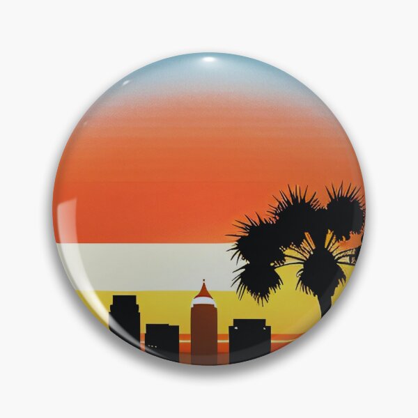 Item preview, Los Angeles Sunset and Palm Tree designed and sold by Bonnes Fêtes.