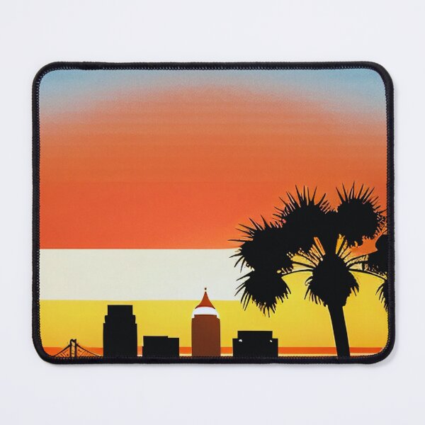 Item preview, Los Angeles Sunset and Palm Tree designed and sold by bonnes-fetes.