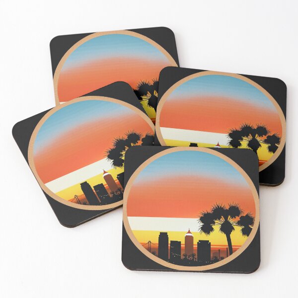 Item preview, Los Angeles Sunset and Palm Tree designed and sold by bonnes-fetes.