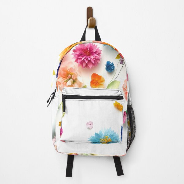 Item preview, Arrangement of spring flowers against a white background. Blooming concept. Flat lay. designed and sold by anytka.