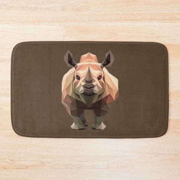 Item preview, Rhino (Brown BG) designed and sold by PolygonXYZ.