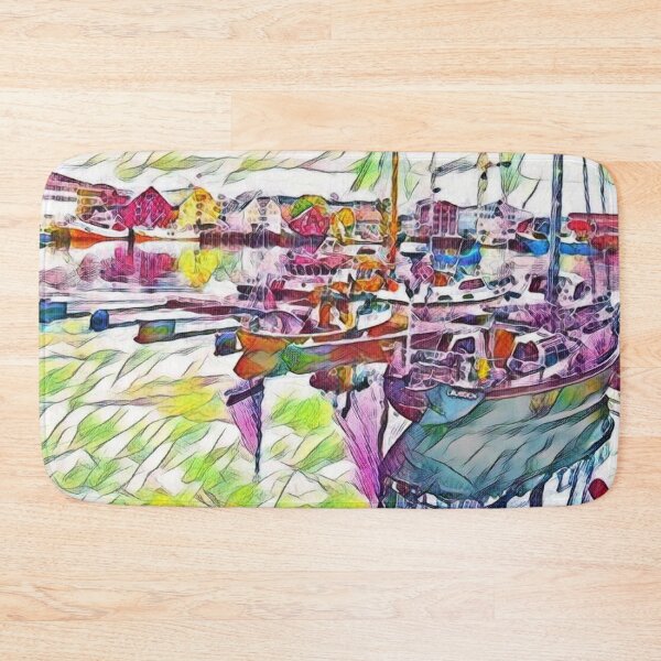 Item preview, Boats at Tromso Norway designed and sold by George Hutton Hunter.