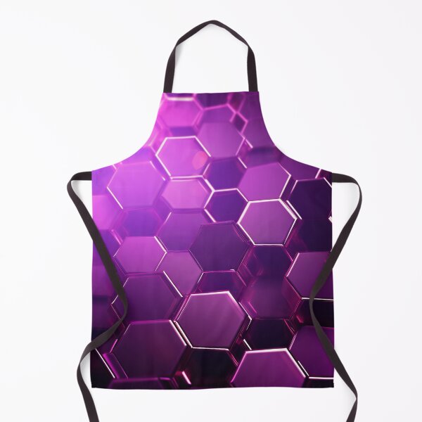 Aperçu de l'œuvre Purple black metallic background with hexagons. créée et vendue par anytka.
