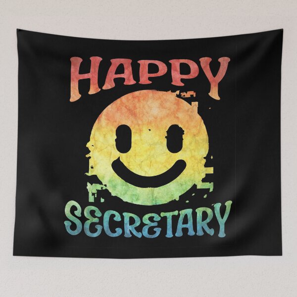 Item preview, Vibrant Efficiency: Happy Secretary Tiedye Design designed and sold by ThiagoSDantas.