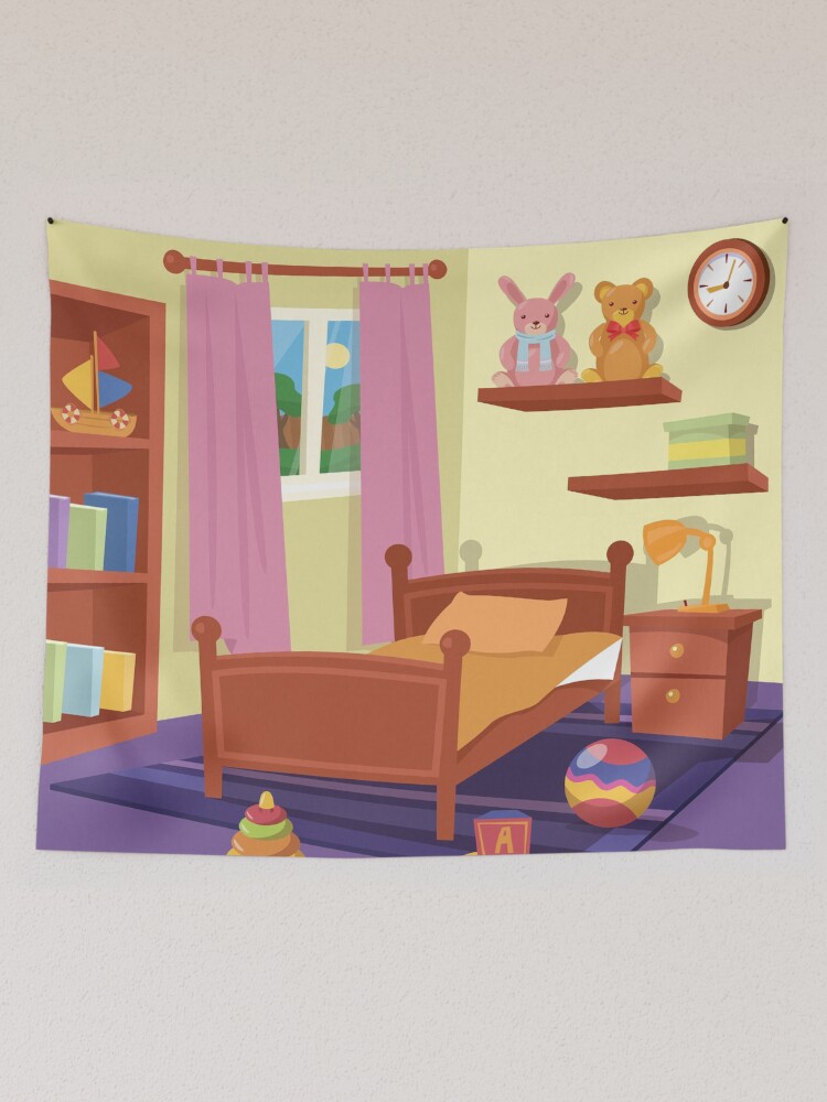 Tapestry for children's online room