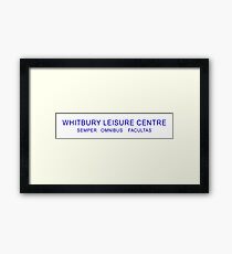 Whitbury New Town Leisure Centre Framed Print