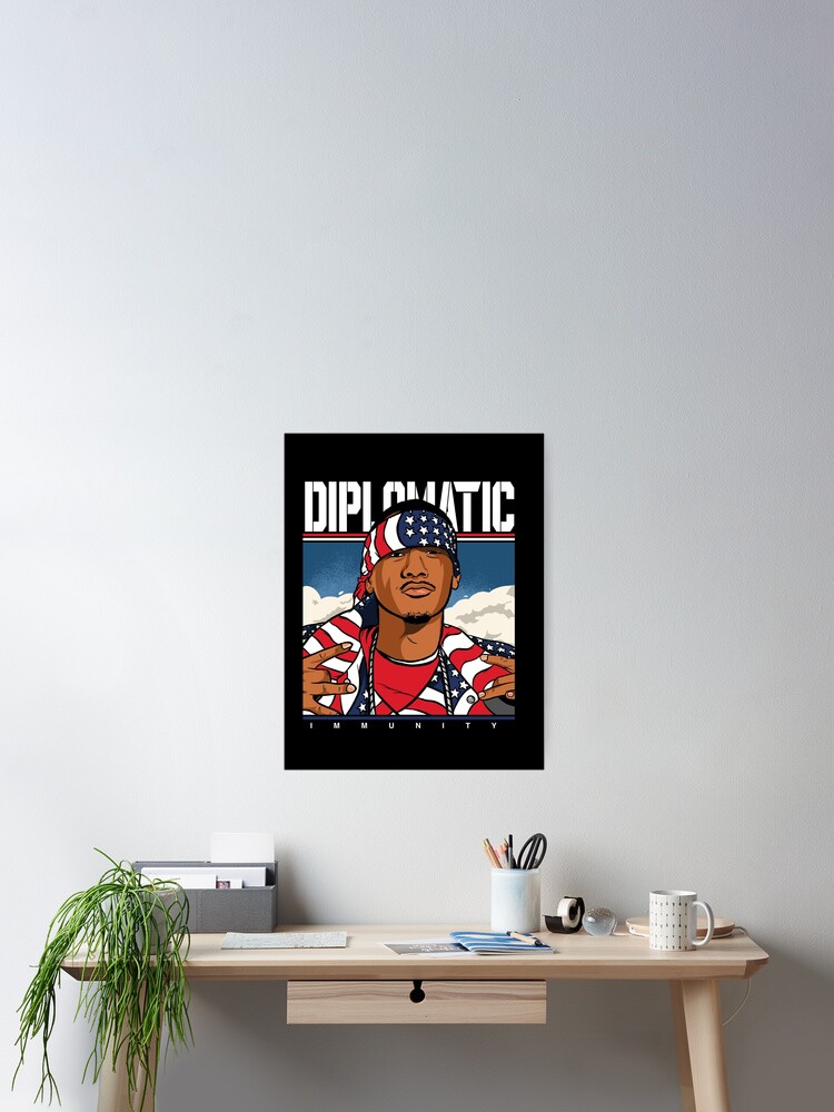 Thumbnail 2 of 3, Poster, Diplomatic Immunity designed and sold by jonesfactory.