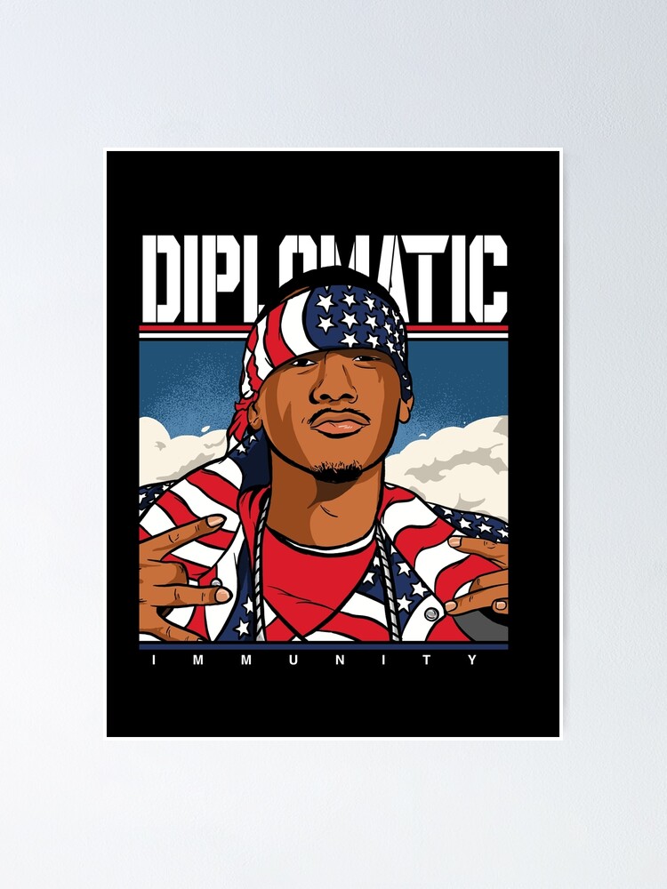 Thumbnail 1 of 3, Poster, Diplomatic Immunity designed and sold by jonesfactory.