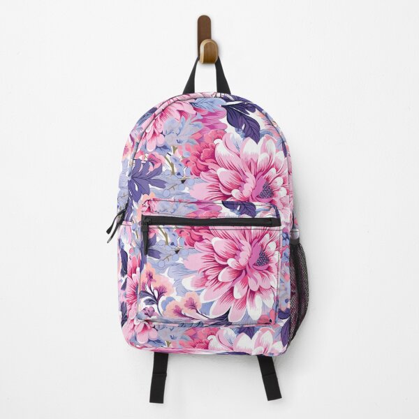Item preview, Floral pattern Pinks & Purples designed and sold by muskitt.