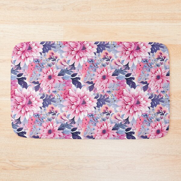 Item preview, Floral pattern Pinks & Purples designed and sold by muskitt.