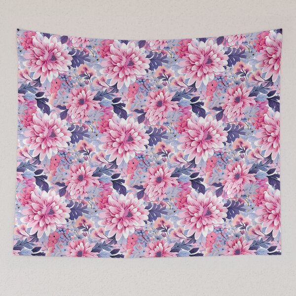 Item preview, Floral pattern Pinks & Purples designed and sold by muskitt.