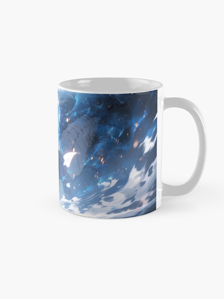 Thumbnail 5 of 6, Coffee Mug, Azure Guardian: The Noble Warrior and the Blue Dragon designed and sold by CasualCommander.