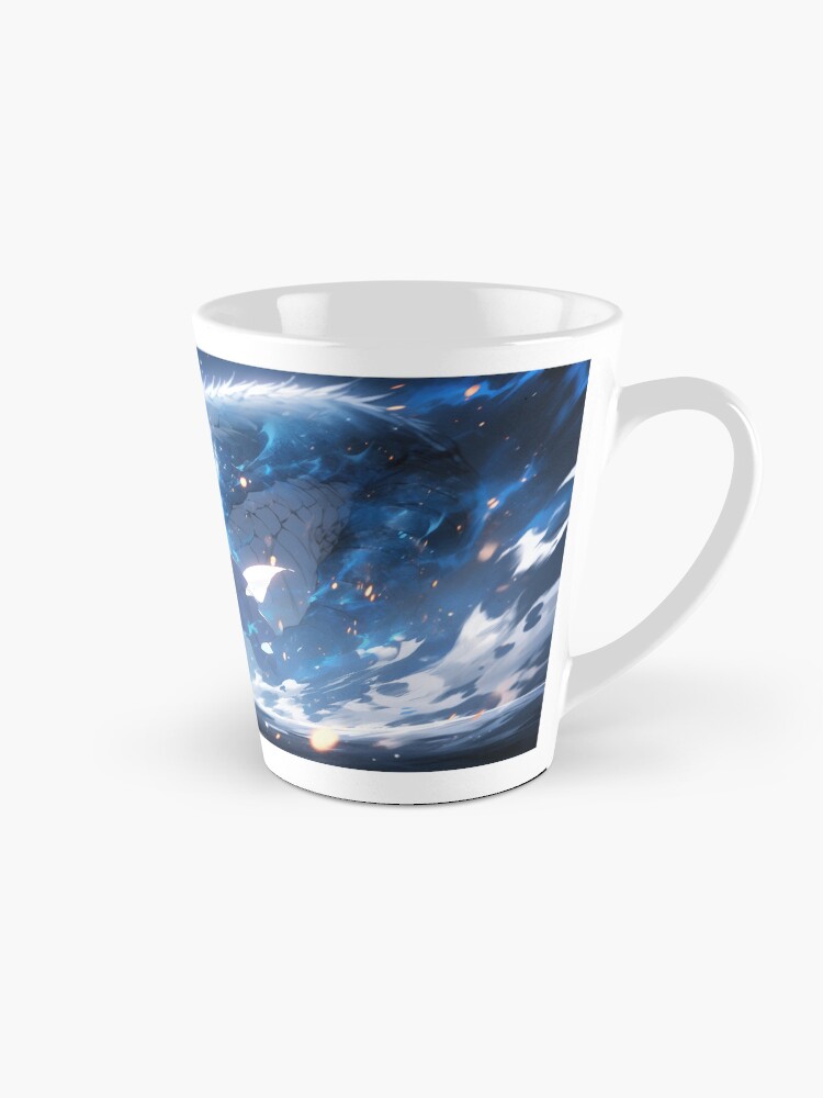 Thumbnail 1 of 4, Coffee Mug, Azure Guardian: The Noble Warrior and the Blue Dragon designed and sold by CasualCommander.