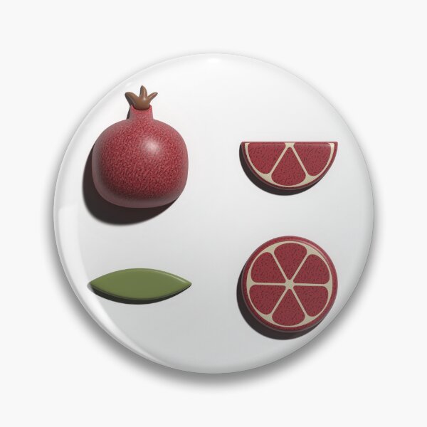 Item preview, 3D rendering pomegranate tropical fruit designed and sold by EngineerGoC.