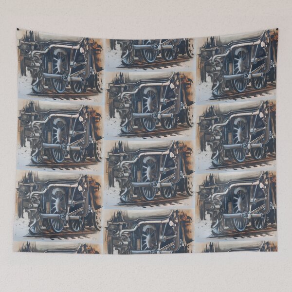 Item preview, Motor de tren de vapor designed and sold by Emily Page Art.