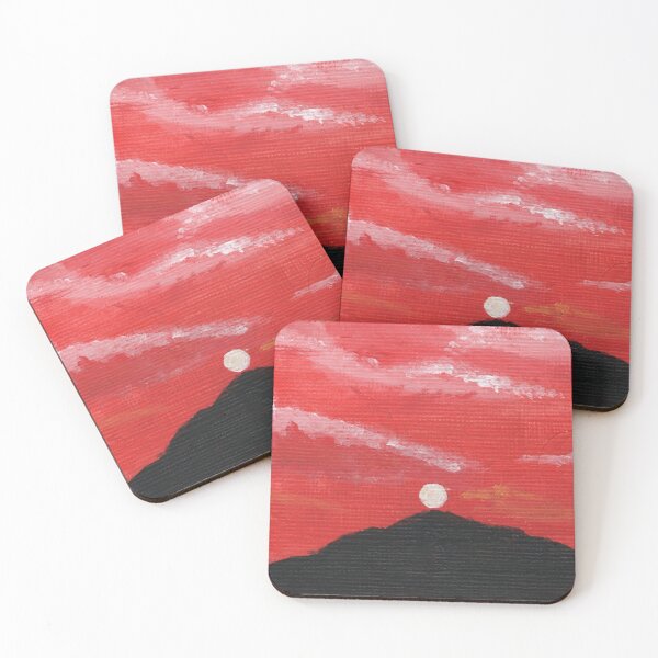 Item preview, Red Sky Over the Mountain designed and sold by Marie W.