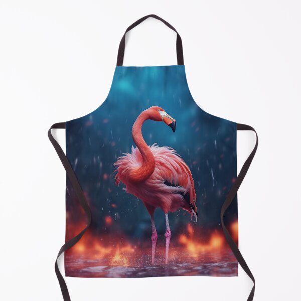 Artikelvorschau, Portrait of a flamingo on a colorful background. Emotive portrait entworfen und verkauft von anytka.