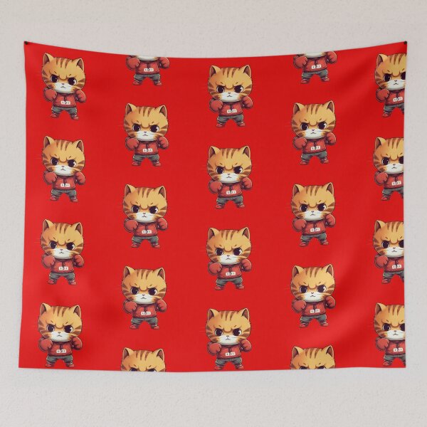 Item preview, Feline Fighter: The fighting cat in a boxing suit designed and sold by No-No-Name.