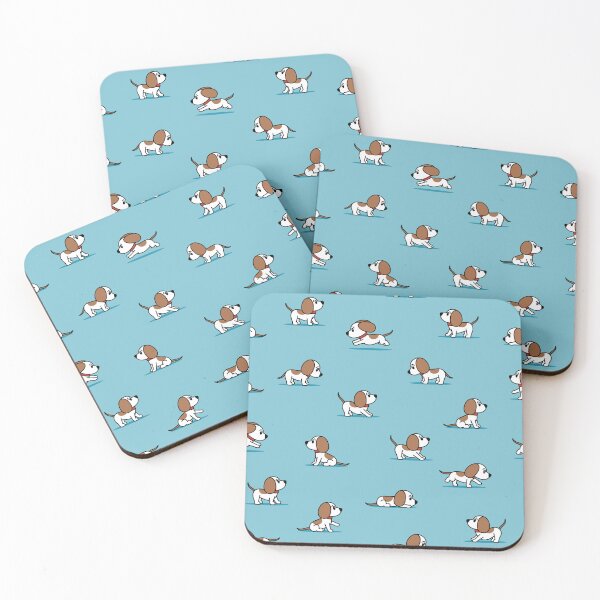 Item preview, cute puppy - summer blue designed and sold by littlearrow.