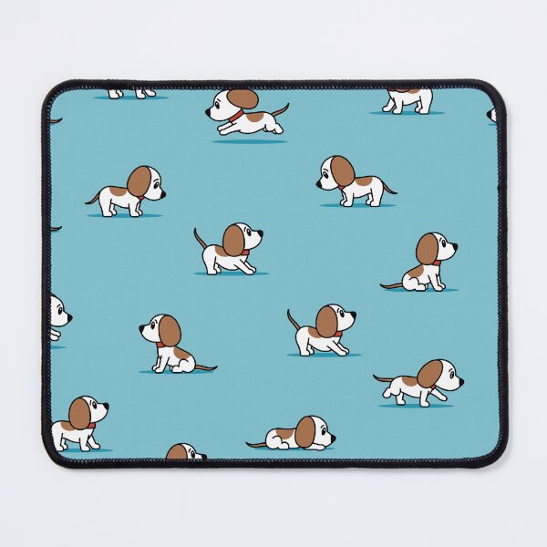 Item preview, cute puppy - summer blue designed and sold by littlearrow.