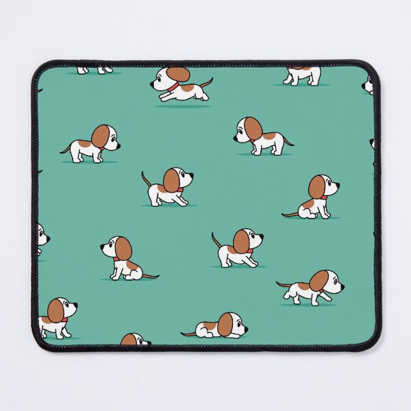 Item preview, cute puppy - teal designed and sold by littlearrow.
