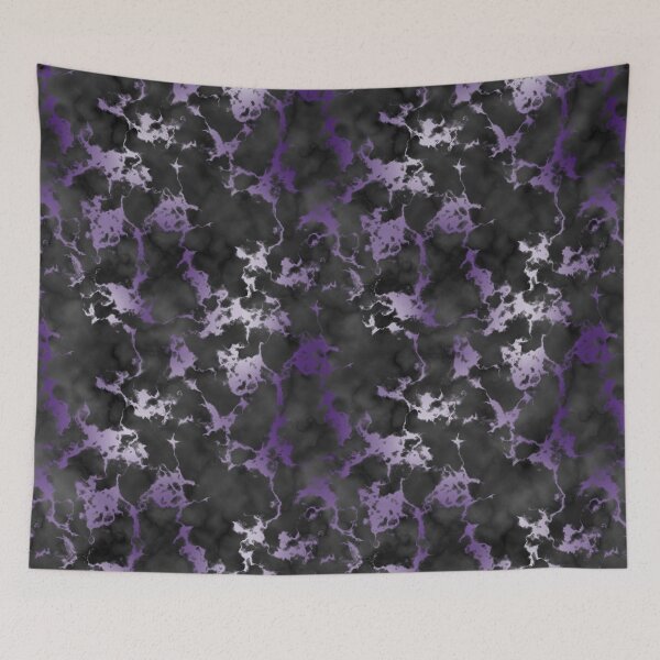 Item preview, Purple And Black Marble Inspired Pattern designed and sold by dmanalili.