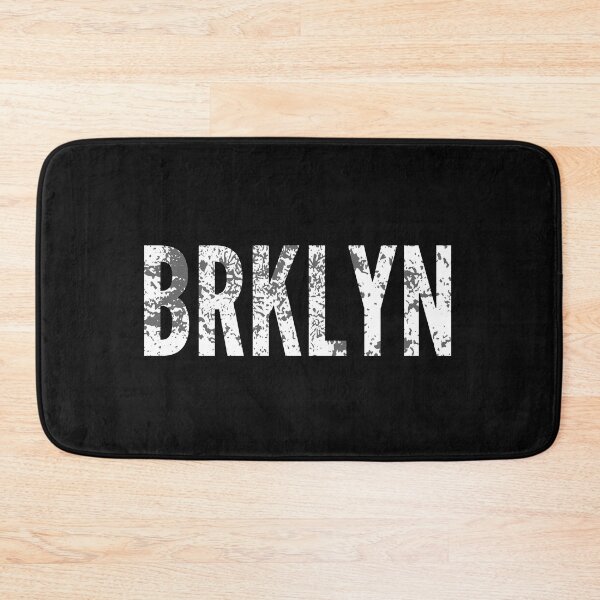 Item preview, BRKLYN White Text Distressed Design designed and sold by EarthArtDesigns.