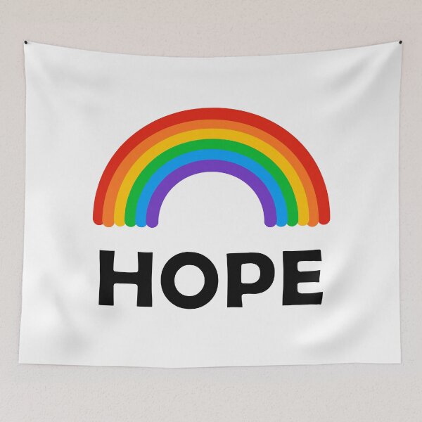 Item preview, Hope - LGBT Pride Rainbow - National Coming Out Day designed and sold by Inspirationmotivation.