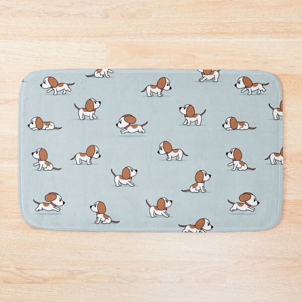 Item preview, cute puppy - coastal blue designed and sold by littlearrow.