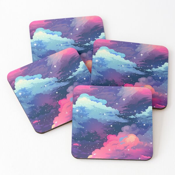 Item preview, colorful mcolorful magic star clouds, sweet dreams, skyagic star clouds, sweet dreams, sky designed and sold by ArtHideaway.