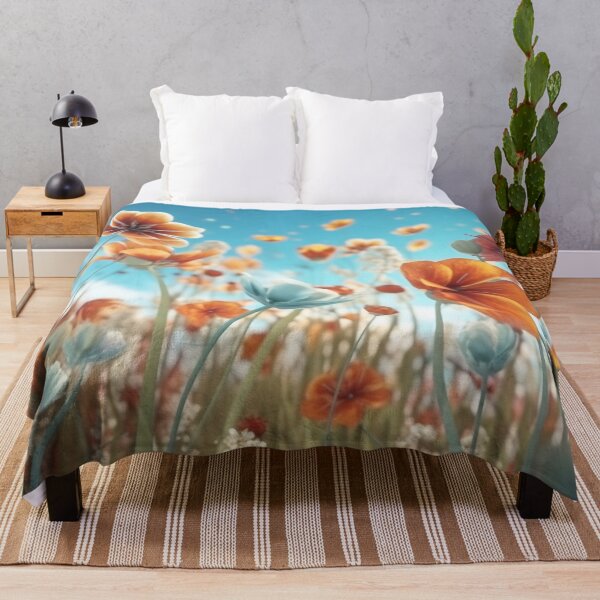 Item preview, Beautiful spring or summer flowers flying in the air, against teal background. View from below. Creative spring or summer floral layout. Minimal birthday, valentines or wedding concept. designed and sold by anytka.