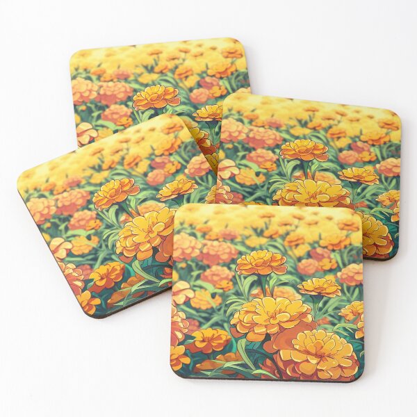 Item preview, cempasuchil flower field designed and sold by miguel-ozz.