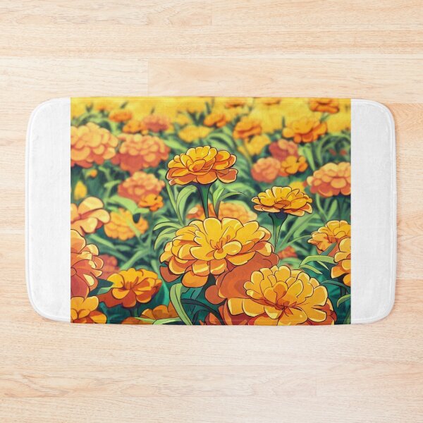 Item preview, cempasuchil flower field designed and sold by miguel-ozz.