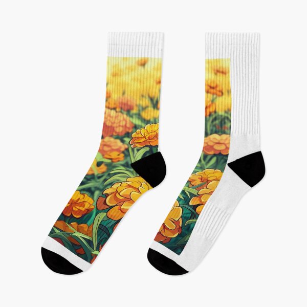 Item preview, cempasuchil flower field designed and sold by miguel-ozz.