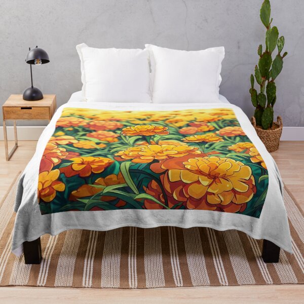 Item preview, cempasuchil flower field designed and sold by miguel-ozz.