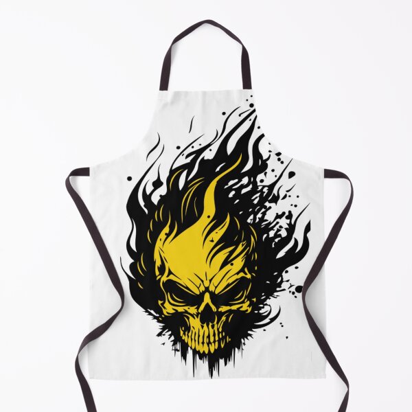 Item preview, yellow skull designed and sold by stickersrafisa.