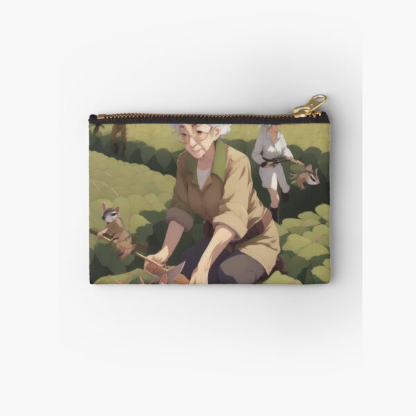 Item preview, An elderly woman taking care of an army of flying squirrels while shooting crops from helicopters on warm sunny days designed and sold by ac-virtualshop.