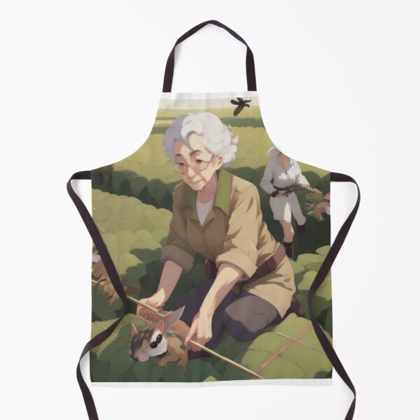 Item preview, An elderly woman taking care of an army of flying squirrels while shooting crops from helicopters on warm sunny days designed and sold by ac-virtualshop.