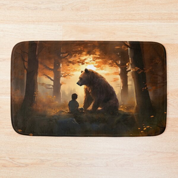 Item preview, Mowgli sits by Baloo designed and sold by TheShadowD.