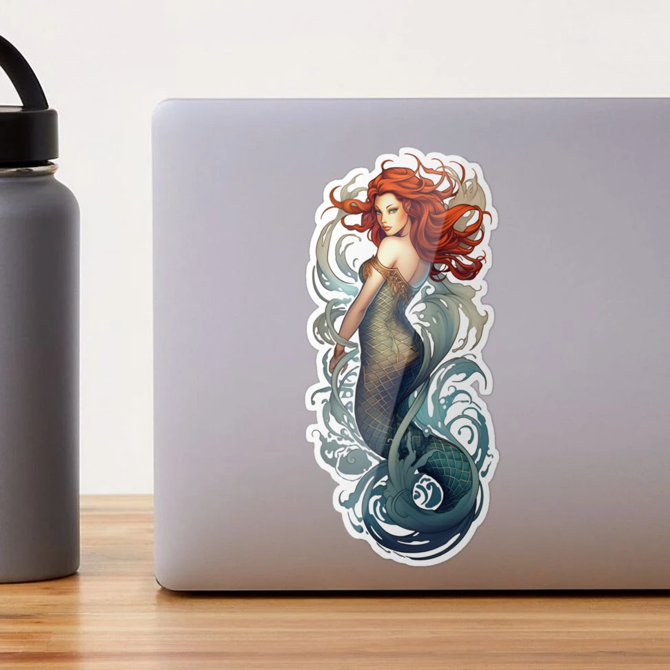 I'll Go Underwater And Become A Mermaid Cute' Sticker