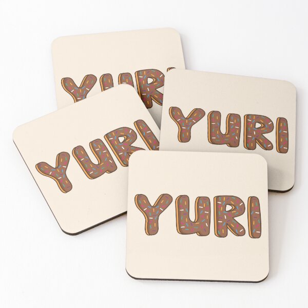 Item preview, Yuri Word Shaped Like Chocolate Donuts  designed and sold by ITCHAWAWAA.