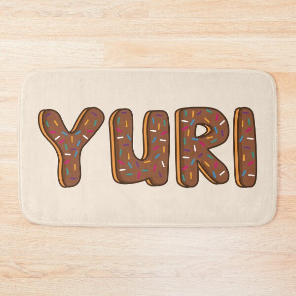 Item preview, Yuri Word Shaped Like Chocolate Donuts  designed and sold by DonutsWords.