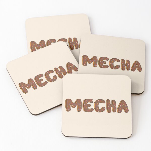 Item preview, Mecha Word Shaped Like Chocolate Donuts  designed and sold by DonutsWords.