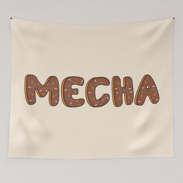 Item preview, Mecha Word Shaped Like Chocolate Donuts  designed and sold by DonutsWords.
