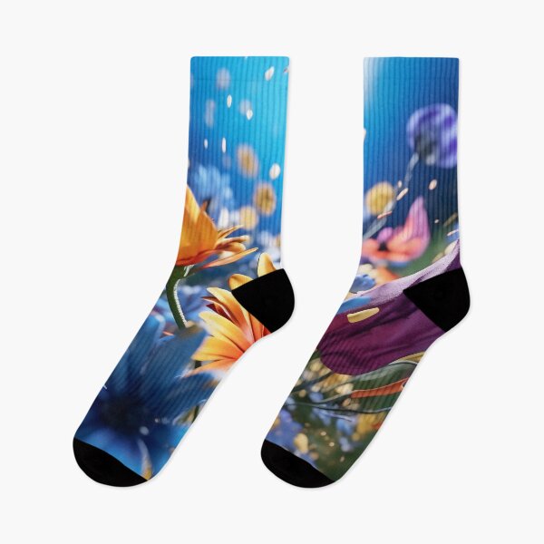 Item preview, Beautiful spring or summer flowers flying in the air, against teal background. View from below. Creative spring or summer floral layout. Minimal birthday, valentines or wedding concept. designed and sold by anytka.